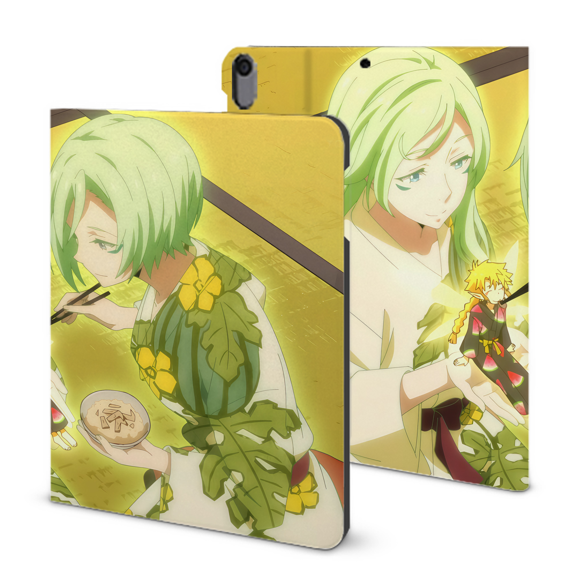 （画像用） 転スラ Regarding Reincarnated to Slime IPad ケース ブック型 PUレザー TPU 耐衝撃 軽量 薄型 ペン収納なし 全面保護 IPad 各モデル対応